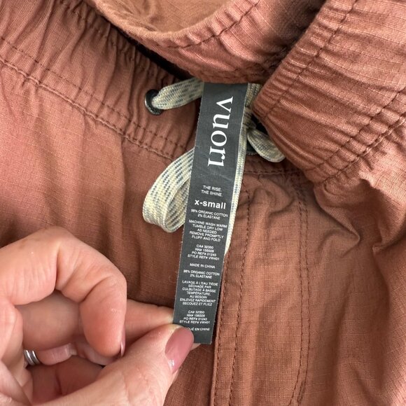 Vuori Ripstop Organic Cotton Stretch Drawstring Waist Pants VW401 Womens size XS - Picture 2 of 10